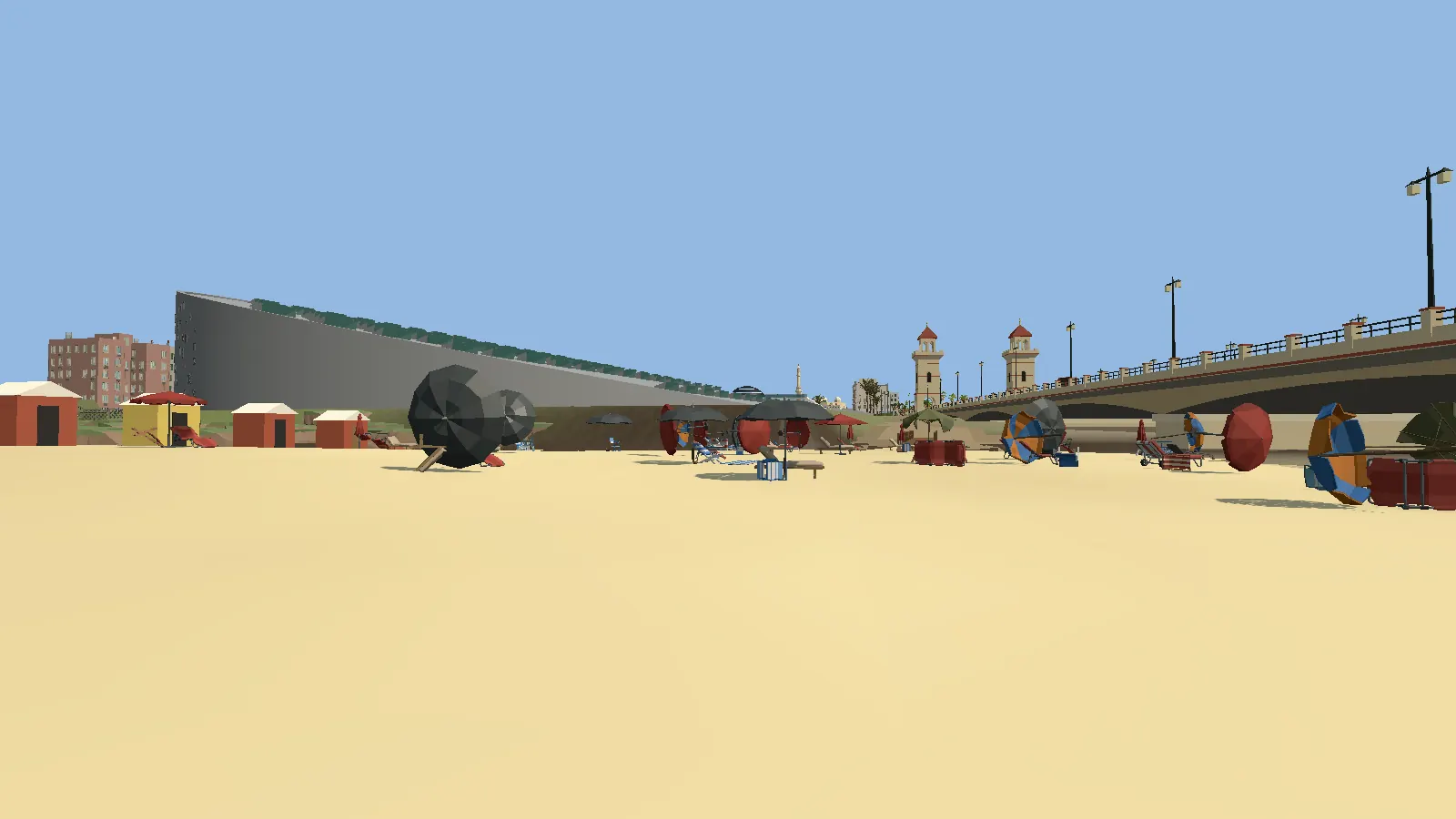 Early development view of the Alexandria shoreline