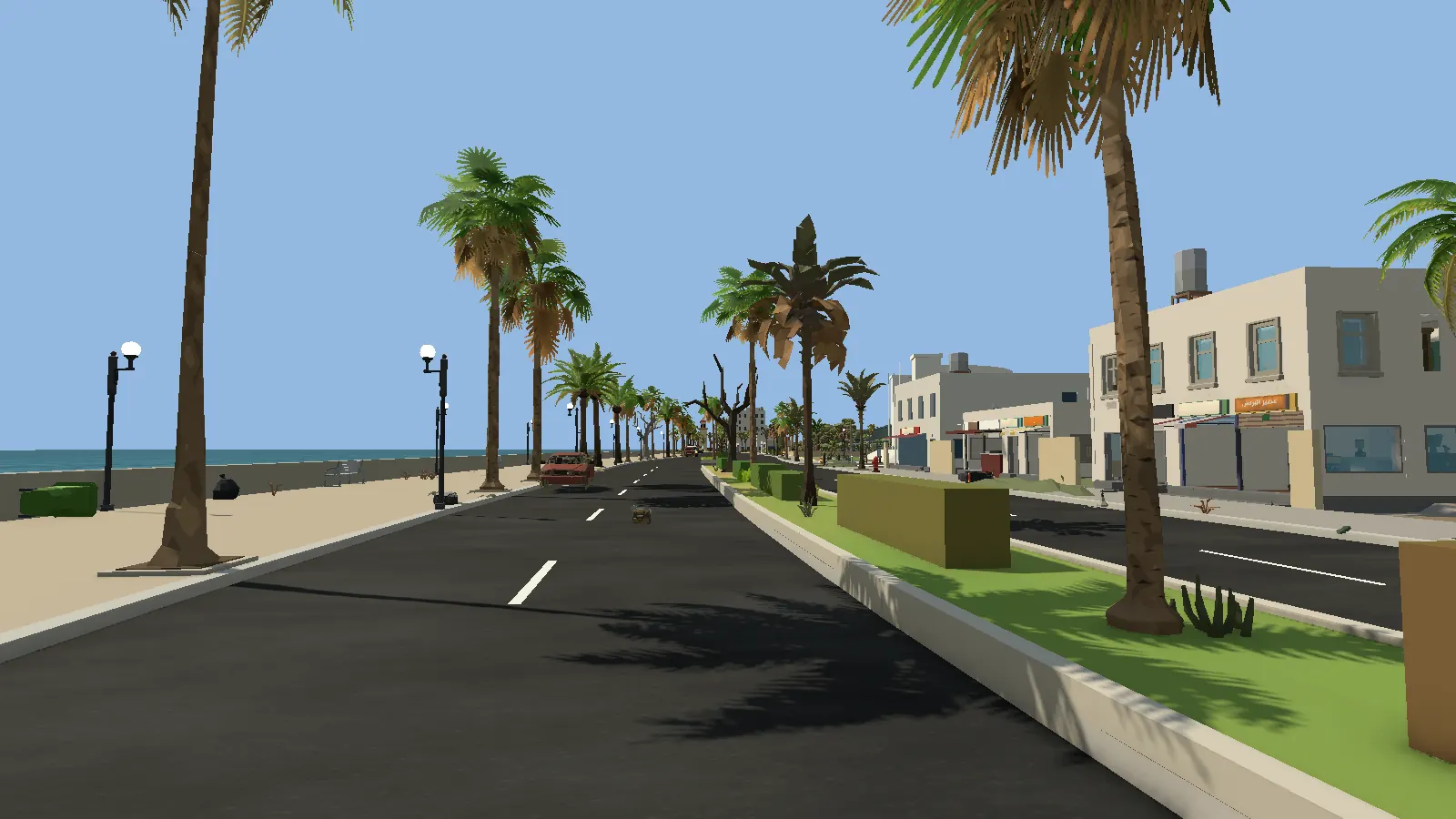 Early development view of the Corniche