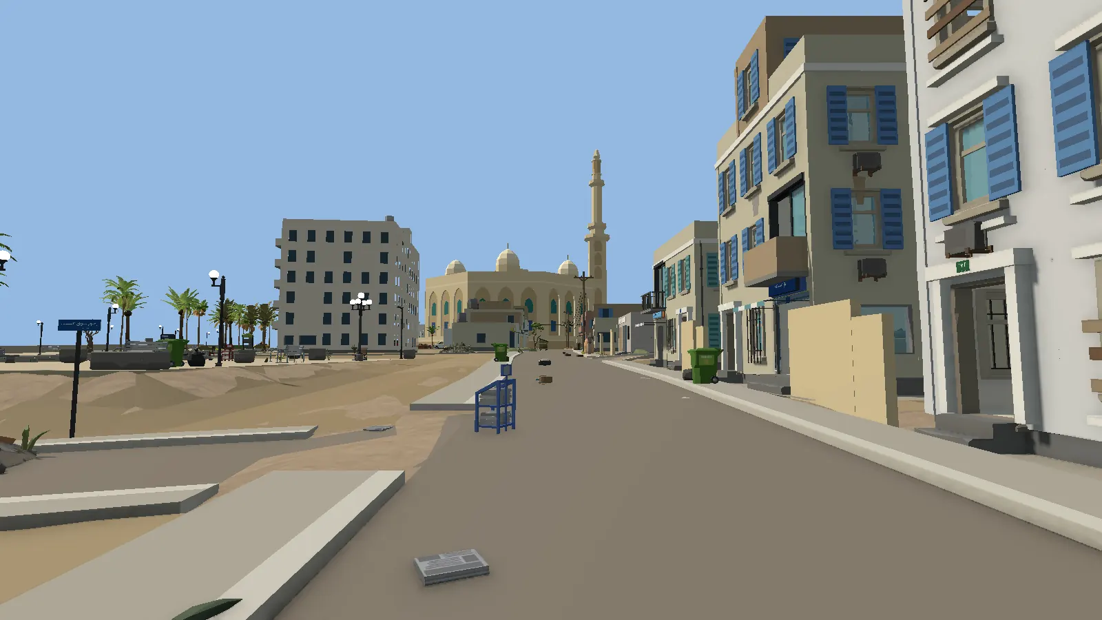 Early development view of the old quarter